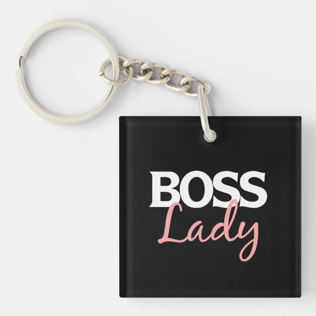 Boss lady key ring (Front)