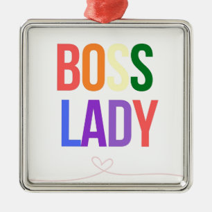 BOSS LADY METAL TREE DECORATION