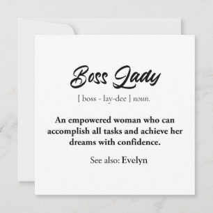 Boss Lady Mug – Empowered Woman Gift, Confidence Invitation