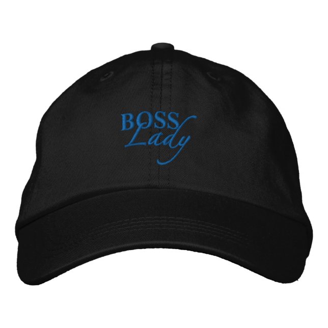 Boss Lady Personalised Adjustable Hat (Front)