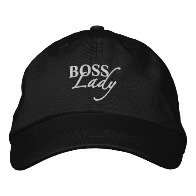 Boss Lady Personalised Adjustable Hat (Front)