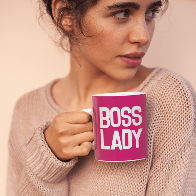 BOSS LADY PINK COFFEE MUG (Creator Uploaded)