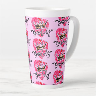 Boss Lady Pink Latte Mug