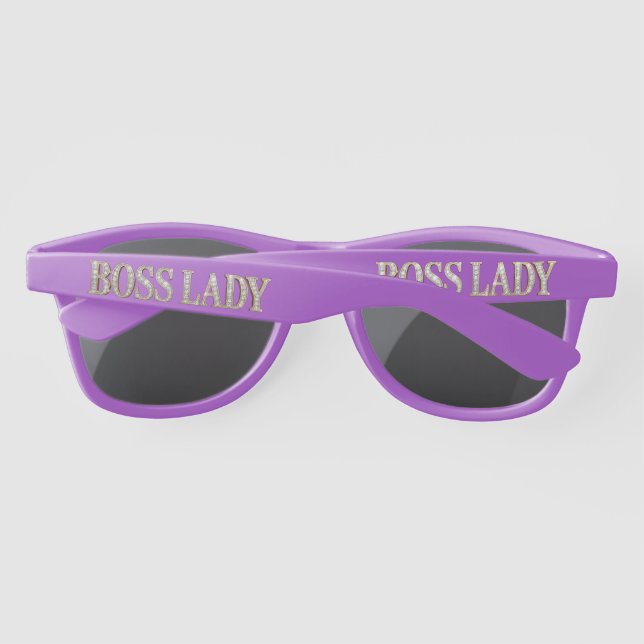 Boss Lady Plastic Sunglasses (Back)