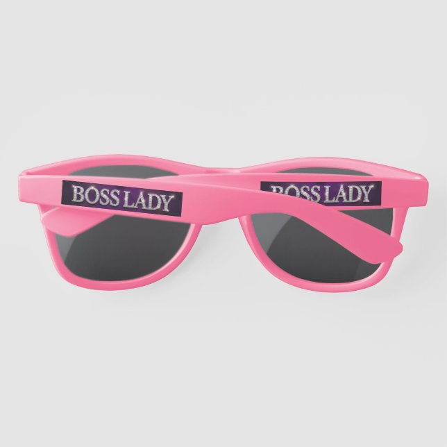 Boss Lady Plastic Sunglasses (Back)
