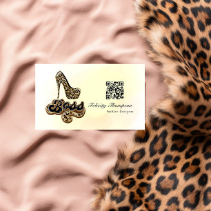 Boss Lady QR Code Business Card