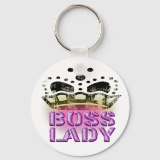 Boss Lady Queen - Large Crown Key Ring