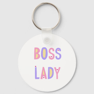 Boss Lady Simple Keyring