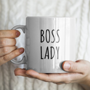 "Boss Lady" Simple Modern Farmhouse Coffee Mug