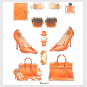 Boss Lady Sticker Decals Orange Decal Stickers