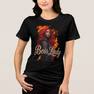 Boss Lady T-Shirt Tri-Blend Shirt