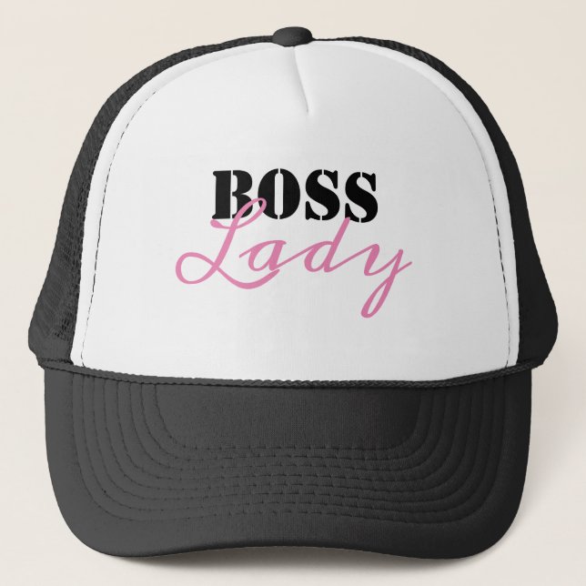Boss Lady Trucker Hat (Front)