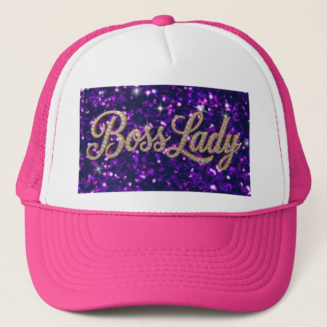 Boss Lady Trucker Hat (Front)