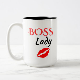 Boss Lady Two-Tone Coffee Mug