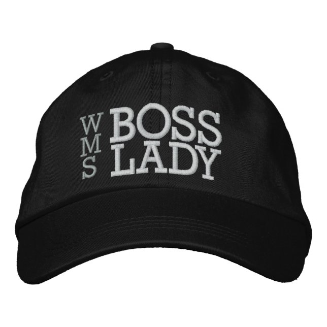BOSS, LADY, W, M, S EMBROIDERED HAT (Front)