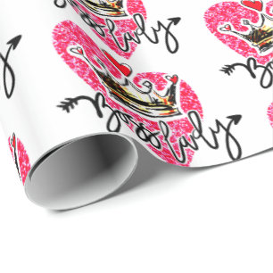 Boss Lady White Wrapping Paper