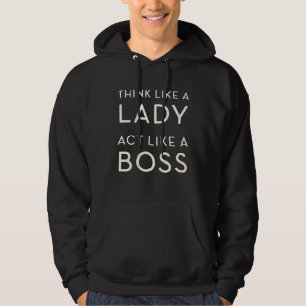 Boss Lady womens teenagers Hoodie