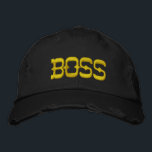 "Boss Life" Embroidered Cap<br><div class="desc">Make a statement with our stylish and comfortable "Boss Life" Embroidered Cap. This cap is perfect for anyone who wants to show off their boss attitude and take on the world. Featuring the words "Boss Life" embroidered on the front in bold letters, this cap is a must-have for anyone who...</div>