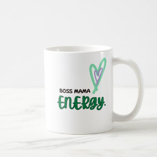 Boss MaMa Energy With Hearts Coffee Mug