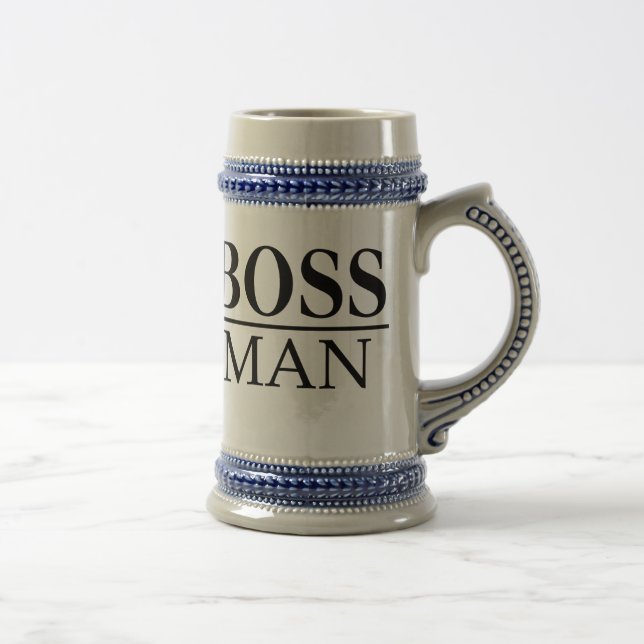 BOSS MAN BEER STEIN (Right)