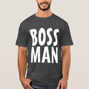 BOSS MAN Black TEES T-Shirts