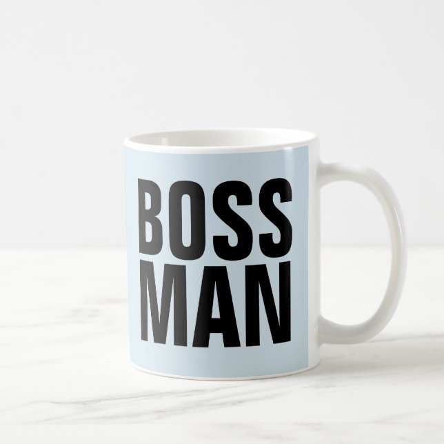 BOSS MAN COFFEE MUGS (Right)