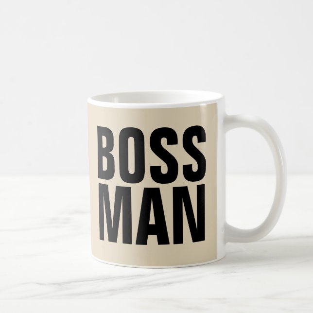 BOSS MAN COFFEE MUGS (Right)