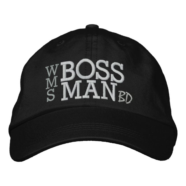 BOSS MAN EMBROIDERED HAT (Front)