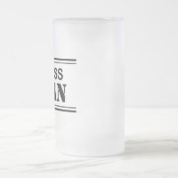 Boss Man Frosted Mug