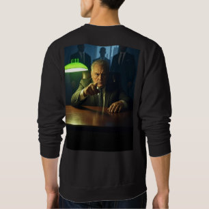 Boss men black sweatshirt back
