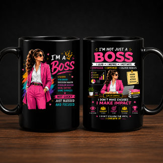 Boss Mindset Design | Motivational Leader Graphic Mug