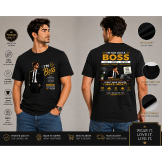 Boss Mindset Design | Motivational Leader Graphic T-Shirt