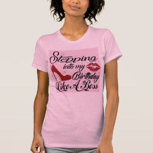 Boss Moves: Bella+Canvas Slim Fit Birthday Tee