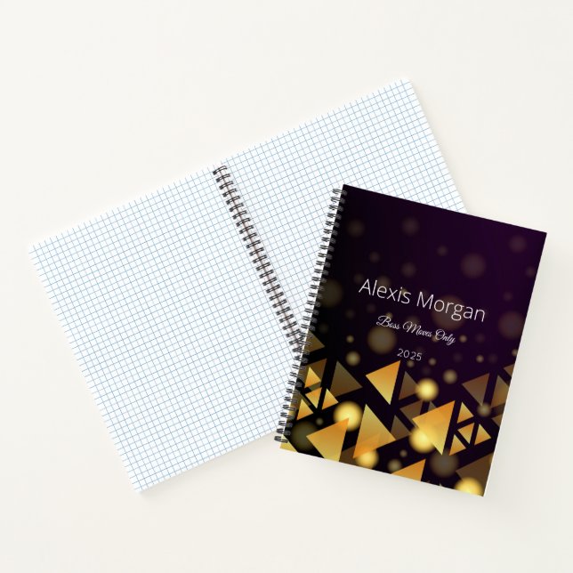 Boss Moves Daily Planner  Notebook (Inside)