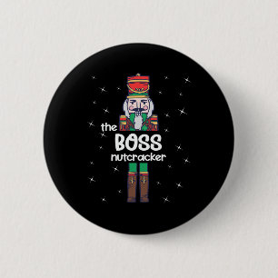 Boss Nutcracker Family Matching Funny Pajama  6 Cm Round Badge