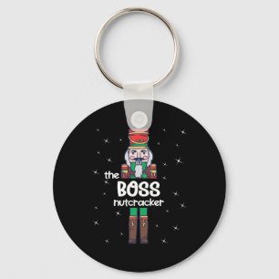 Boss Nutcracker Family Matching Funny Pajama Key Ring
