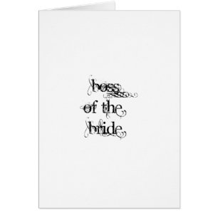 Boss of the Bride