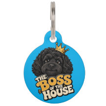Boss of the House Dog Tag