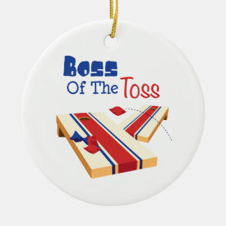 Boss of the Toss Ceramic Tree Decoration