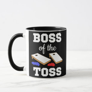 Boss Of The Toss for a Cornhole Game Cornholer Mug