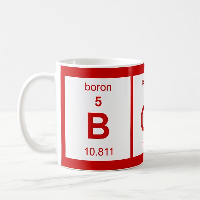 BOsS Periodic Table Coffee Mug (Left)