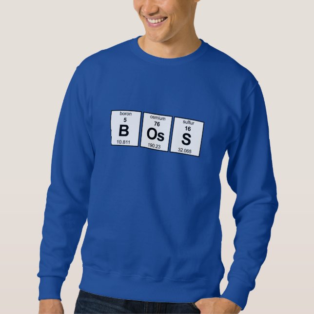 BOsS Periodic Table Sweatshirt (Front)