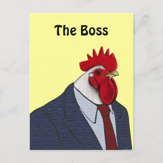 Boss Rooster Postcard