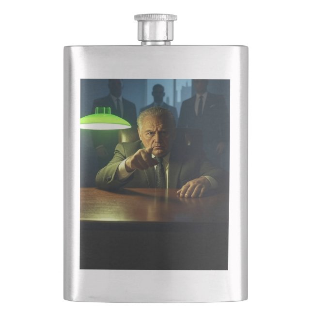 Boss stainless steel flask (Front)