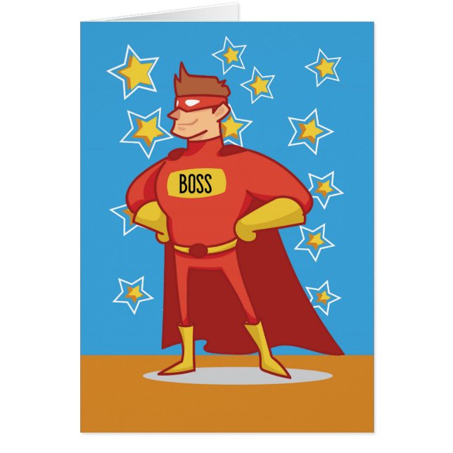 Boss Superhero on Father's Day (Front)
