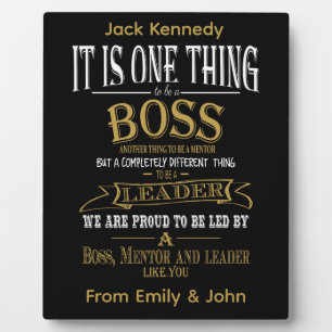 Boss THANK YOU BOSS "awesome boss Plaque