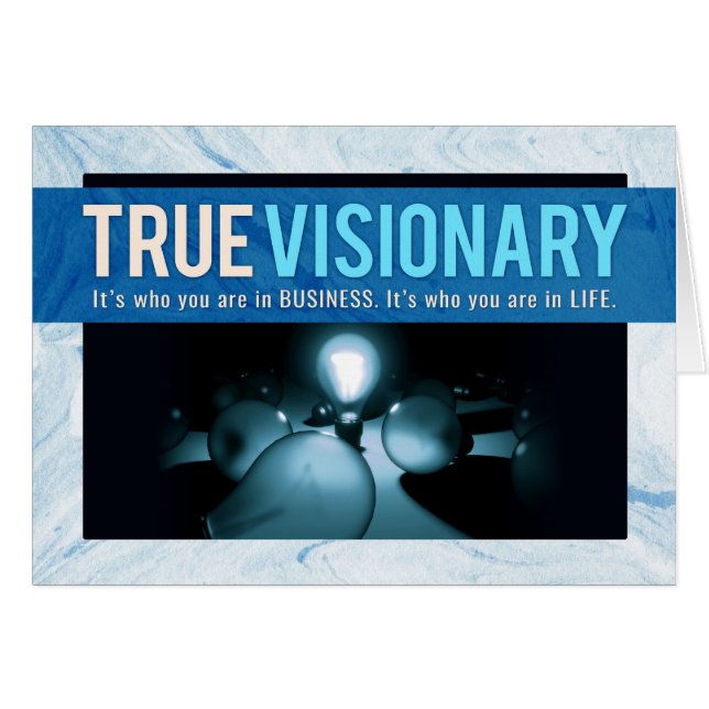 Boss Thanks, You're A True Visionary (Front Horizontal)