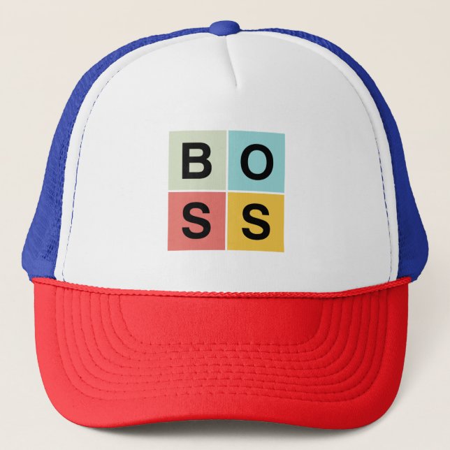 Boss Trucker Hat (Front)