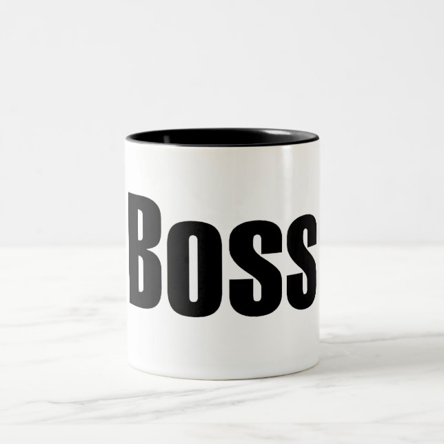 Boss Two-Tone Coffee Mug (Center)