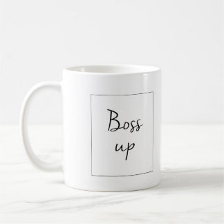Boss Up motivational mug